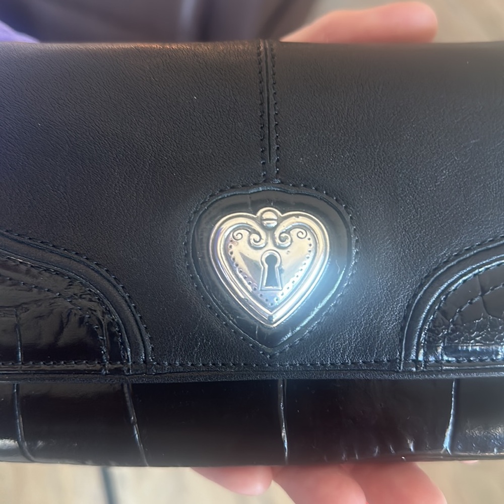 Black Brighton wallet purse crossbody. - Picture 11 of 12